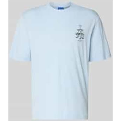 Regular fit T-shirt van puur katoen model 'NUCAVO'
