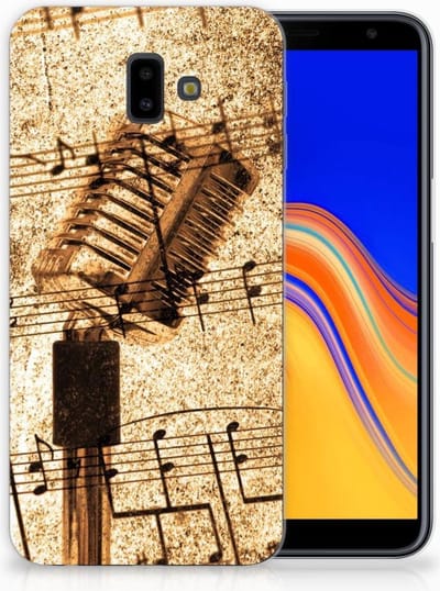 Samsung Galaxy J6 Plus (2018) Siliconen Hoesje met foto Bladmuziek