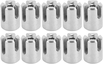 Allecto - Stainless Steel Kabelrail Klemmen - Set van 10 Stuks, M10