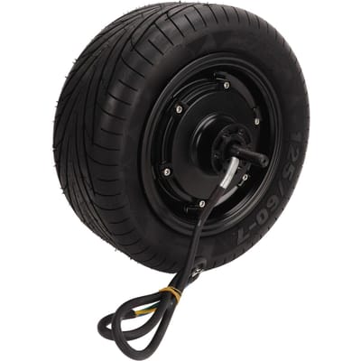 13 inch Elektrische Scooter Naafmotor met Vacuümband 60V 120V 3000 tot 7000W Borstelloze DC Schijfremmotor voor Elektrische black