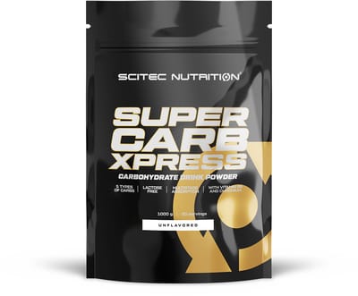 Scitec Nutrition® - Supercarb Xpress (1000 gram - Unflavored) - 20 doseringen - sportdrank poeder - carbohydrate - lactosevrij