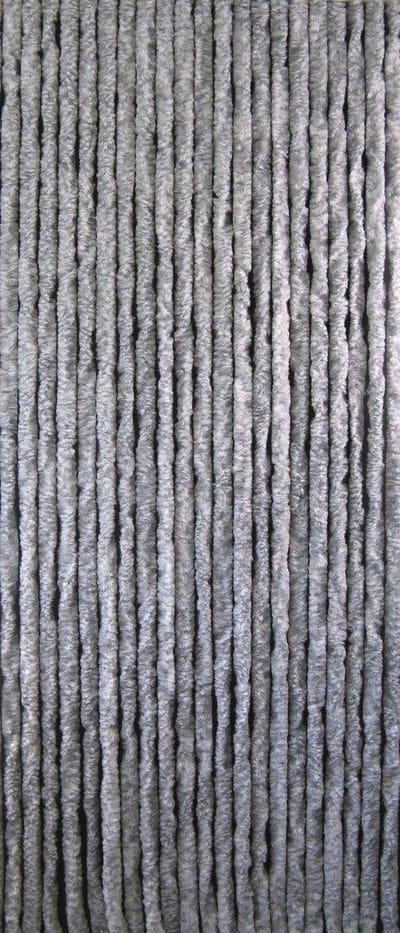 Guard'n Care Kattenstaart Vliegengordijn - Grijs/Wit - 90 x 220 cm - Lengte Aanpasbaar - Italiaans Kwaliteit