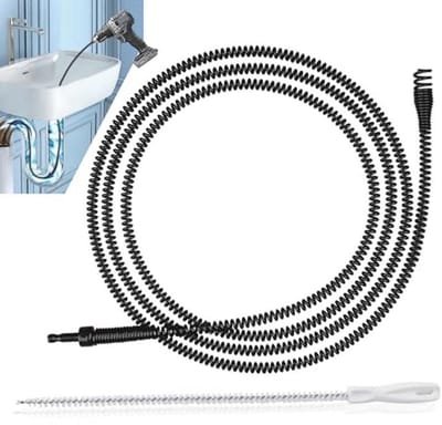 Pijpreinigingsspiraal 8 mm – Afvoerborstel voor hardnekkige verstoppingen (3 m)