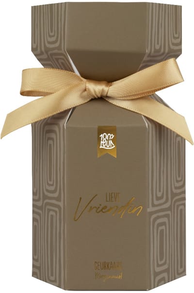 100%LEUK - Geurkaars in cadeauverpakking - Vriendin