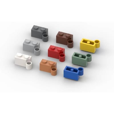 20 stuks MOC Compatibel Scharniersteen 1x4 Draaibare Basis Bouwstenen DIY Verlichtende Stenen Onderdelen Assemblage Deeltjes 3831