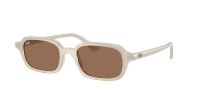 Ray-Ban Zonnebril 0RB4455 680873 Cloudy Warm White- Dark Brown