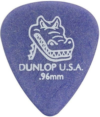 Dunlop 417-P-96 Plectra Paarsblauw 0,96 mm 12-Pack Voor Elektrische Gitaar Spelers