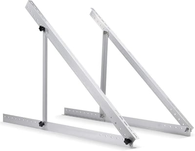 Zonnepaneelhouder 71 cm Aluminium met Instelbare Hoek voor Balkon en Plat Dak - Hellinghouders voor Zonnepanelen met Bevestiging