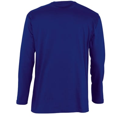 SOLS Heren Monarch T-Shirt met lange mouwen (Ultramarijn)