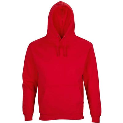 SOLS Unisex Condor Hoodie voor volwassenen (Helder rood)