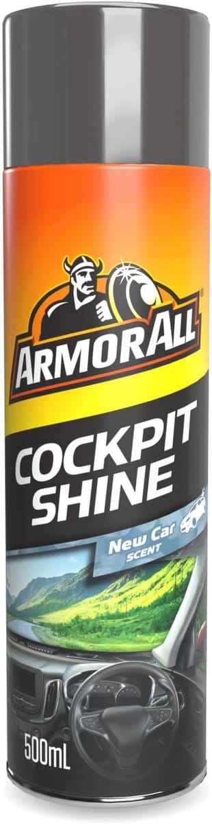Cockpit Shine auto-interieurreiniger 500 ml – reinigt en herstelt dashboards en sierlijsten, antistatische formule, geschikt voor kunststof, rubber en vinyl