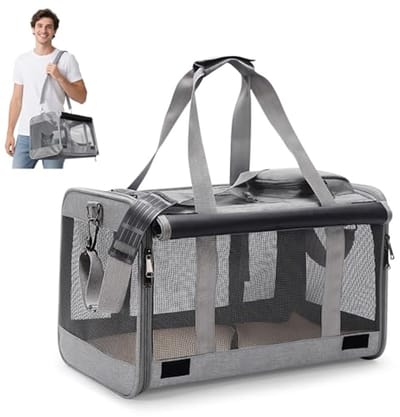 Draagbare Dieren Draagtas voor Katten en Honden tot 9 KG - Handtas voor Reizen, Kamperen en Dierenarts