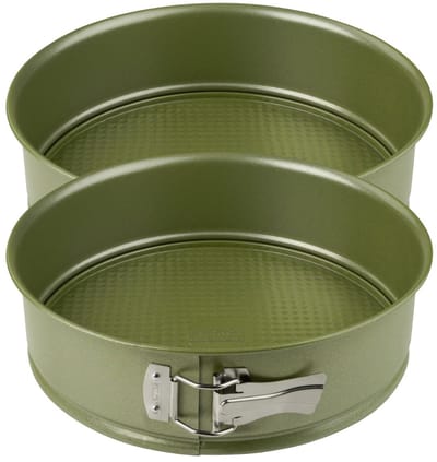 Set van 2 springvormen met scharnier 26 cm Zenker Green Vision