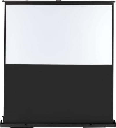 80 inch 16:9 projectiescherm vloer projector canvas pull-up, draagbaar mobiel canvas rolgordijn, canvas voor outdoor en thuis videoprojectoren