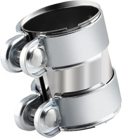 RVS Uitlaatpijp Slangklemmen 125mm x 55mm, Duurzaam en Roestvrij, Voor Auto en Motor
