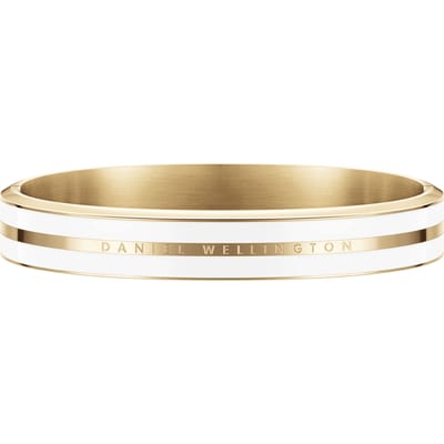 DANIEL WELLINGTON EMALIE INFINITE DW0040029 GOLD-PLATED ARMBAND MET WITTE EMAILLE 1 STUK