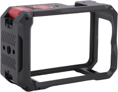 Camera Beschermkooi - Video Kooi - Vlogging Buiten - Snelle Accesoortoegang - 10x9x5 cm - Zwart