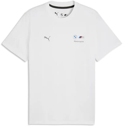 Puma Bmw Mms Ess 634897 T-shirt Met Korte Mouwen Wit XS Man