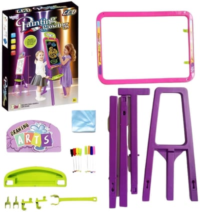 Woopie 3-in-1 magnetisch droog uitwisbaar bord met lichte verf - UNI