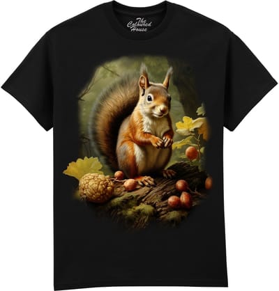 Eekhoorn Squirrel In The Woods The Coloured House T-shirt M