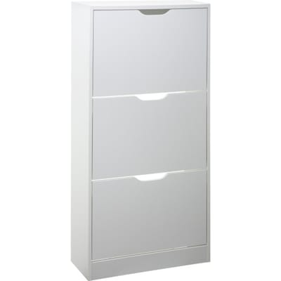 4goodz Schoenenkast 3 lades 60x24x118 cm voor 18 paar -
