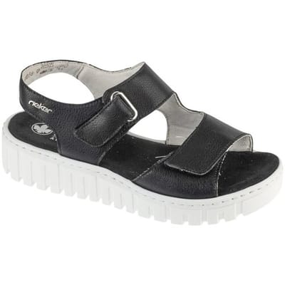 Rieker Sandals, Vrouwen, Zwart, Sandalen, maat: 36