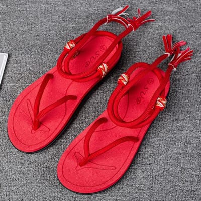 Nieuwe Mode Zomer Heren Dames Outdoor Sandalen Comfortabel Lopen Strand Schoenen Plus Maat 46 Sandalias Para Hombres Y Mujeres 46 red