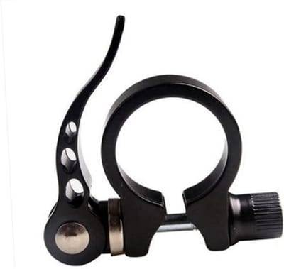 Zadelpenklem - Fietsklem - Zadelhoogte Stellen - Snelle Ontgrendeling - 318 mm - Zwart