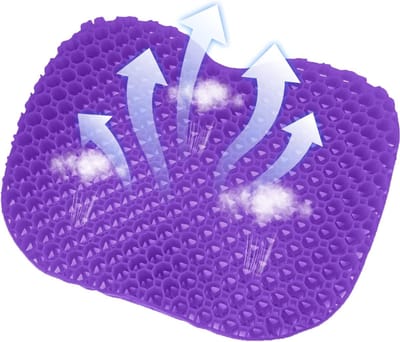 MRKK® Gelkussen voor Zitontlasting - Zitkussen - Ergonomisch Kussen voor Stoel