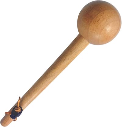 Hamerhandschoen - Slaghamer - Handschoenen Onderhoud - Duurzaam Rubberhout - 31 cm Lengte - Houtkleur