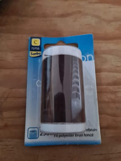 250m polyestergaren Donkerbruin Sorbo