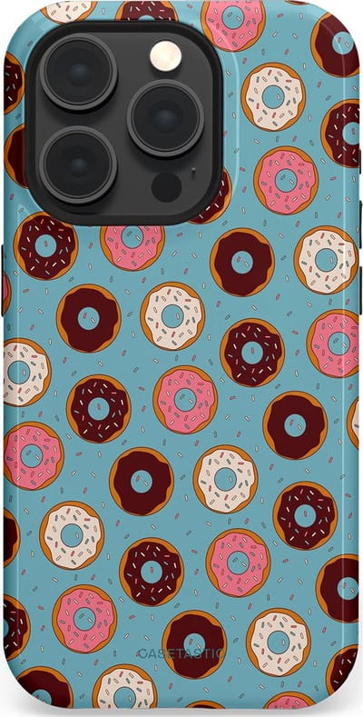Casetastic Hoesje Geschikt voor Apple iPhone 15 Pro Magsafe - Stijlvolle Beschermende Duo-layer Case - Donut Dromen
