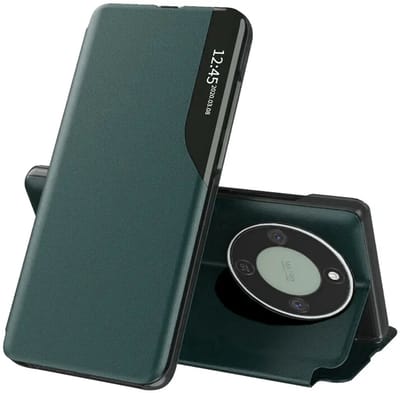 Hoesje geschikt voor HONOR Magic8 Lite - Techsuit eFold Book Case - Donkergroen