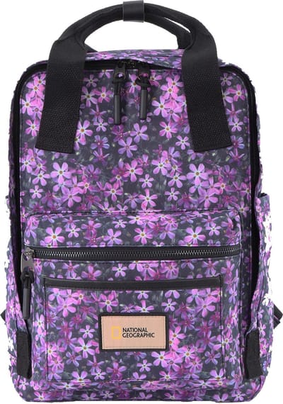 National Geographic Laptop Rugzak / Rugtas / Schooltas - 12 inch - Legend - Paars/Motief - Paars