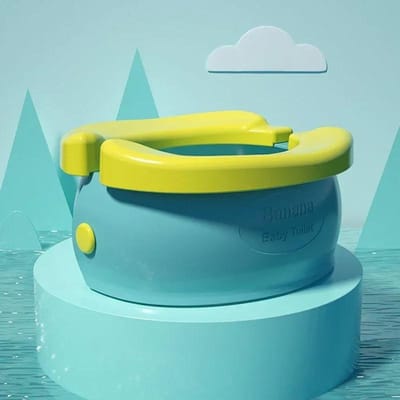 Opvouwbaar Potje voor Kinderen Eenvoudig te Reinigen Toiletbril Verjaardagscadeau voor Jongens en Meisjes Draagbaar Reisbaby-potje