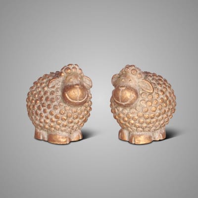 Brynxz - Set van 2 - Funny Sheep - Schaap - Jewel - D.12 H.12