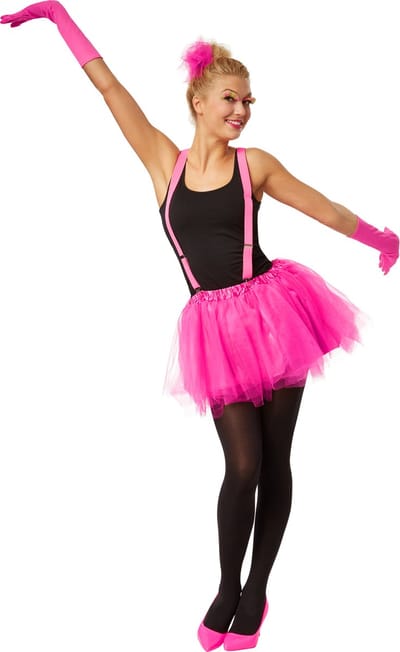 Dressforfun Tutu - Tulerok met bretels voor dames vrouwen - verkleedkleding - Verkleedkostuum - Carnaval - S/M