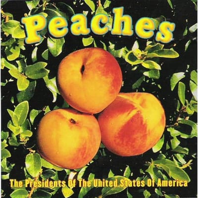 CD PRESIDENTS OF UNITED STATES OF AMER - Peaches 6627672 Columbia 1995 Australië Rock Gebruikt red