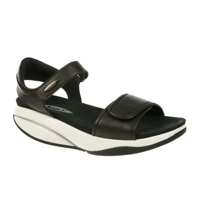 MBT, MALIA BLACK, 700955-03N, Zwarte Dames Sandalen