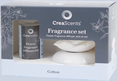 CreaScents Luxe Diffuser Geur Geschenkset - Aromatherapie Cadeauset - Essentiële Oliën