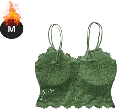 Bovista BH Zonder Beugel - Zonder Bandjes - Push-up Bh's - Comfort Beha - Comfortabel - Groen - Maat M