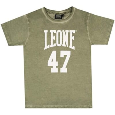 T-shirt Korte Mouw Leone 1947 Boy Short Sleeves Washed