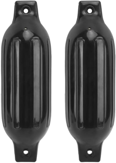 Dailygoods- Bootstootkussens 2-pack - Opblaasbare Bootbumpers - PVC Pontonbootstootkussens - 4,5 x 16 Inch - Duurzaam - Bescherming van de romp - Scheepsfenders