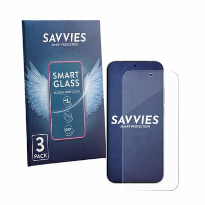 3 Stuks Savvies Screenprotector - geschikt voor Vivo iQOO Z11 Turbo - beschermfolie glas transparant