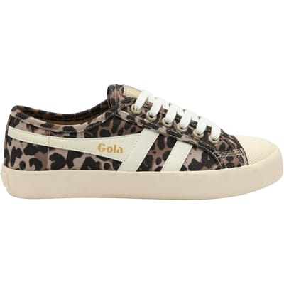 Suède damesschoenen Gola Coaster Leopard