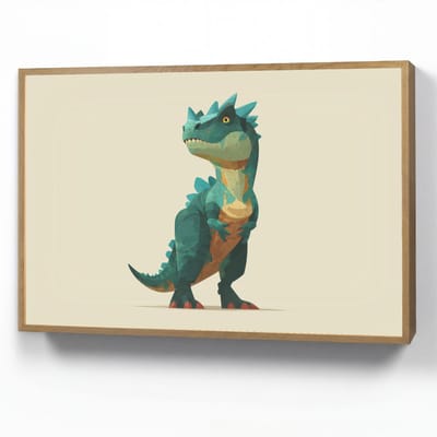 Nachtlampje 90x60 cm - Kinder lamp - Stekels - Dino - Blauw - Gespierd - Tafellamp kinderkamer draadloos - Slaapkamer lampje - Bedlamp kinderen - Kinderlampje - Wandlamp babykamer - Nachtlampjes