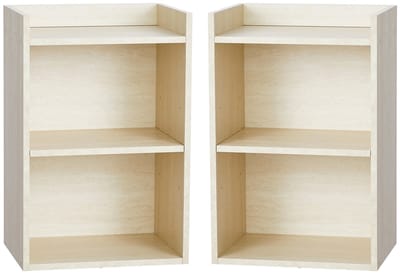 VASAGLE - Nachtkastje - Set van 2 - Open Vakken - Verstelbare Plank - Eenvoudige Montage