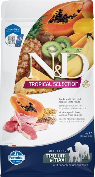 N&D Dog Tropical Selection Lamb Adult Med/Maxi 2 kg