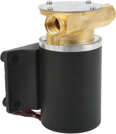 Bilge Pomp - Waterpomp Boot - Water Afvoeren - Zelfaanzuigend Ontwerp - 6 GPM - Zwart