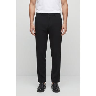 John Varvatos Bleecker Pants - Bootcut Pants With Slig Black Size: 54 | Tailored Pants Outlet | Heren | Zwart